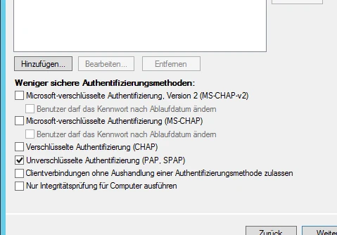 Einstellungen ändern