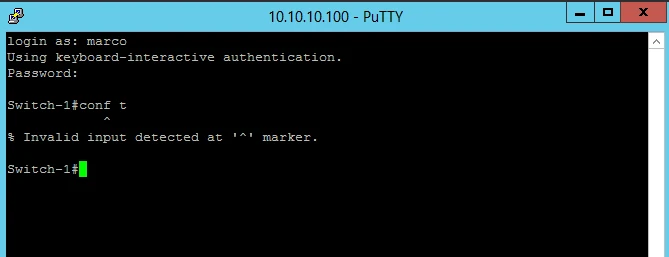 Cisco Junioradmin Privillege Level 7