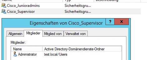 Administrator hinzufügen als Supervisor