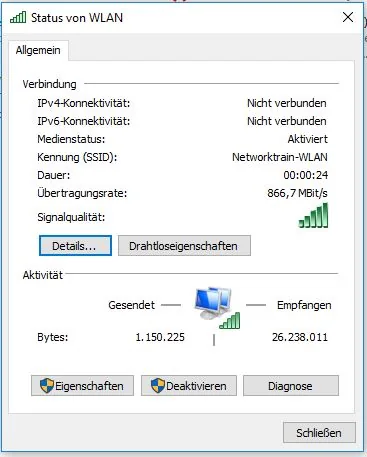 867 MBit/s 5 GHZ WLAN mit Kanalbündelung